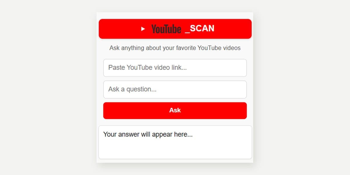 YT Scan screenshot